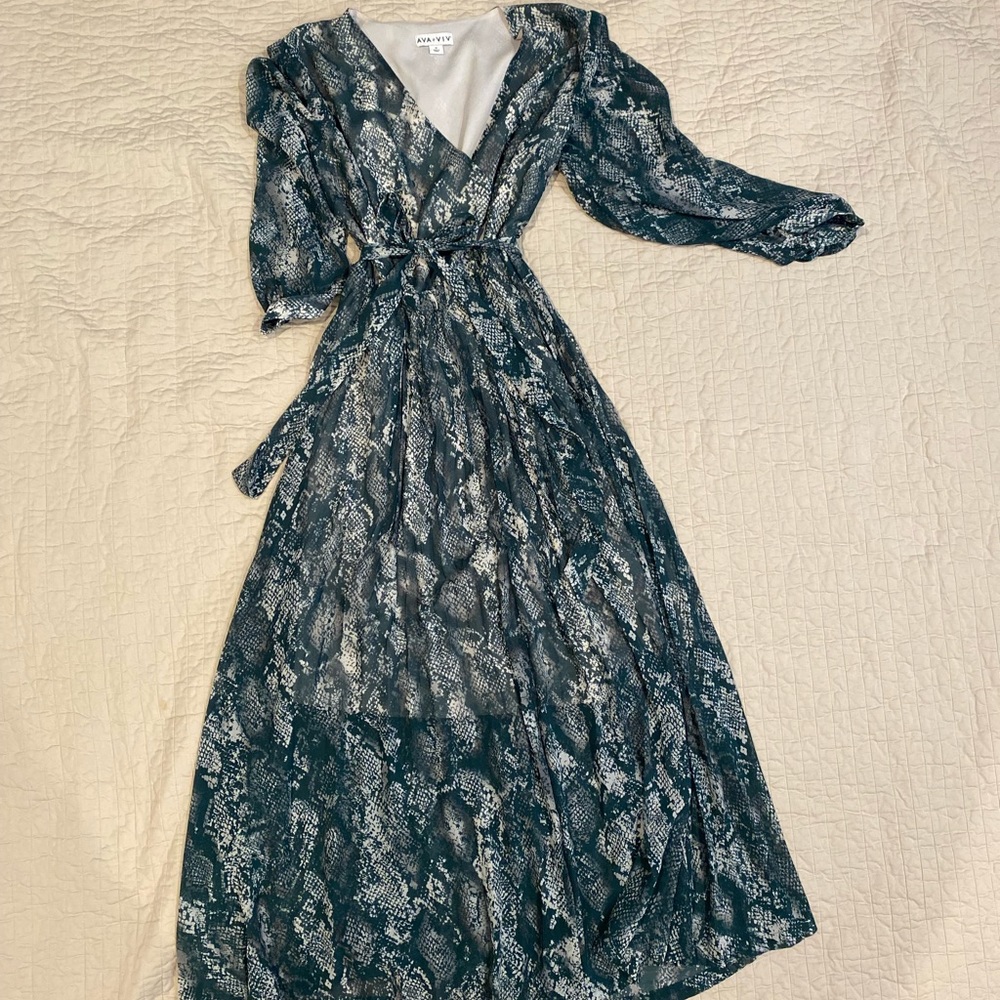 Ava and Viv plus size maxi